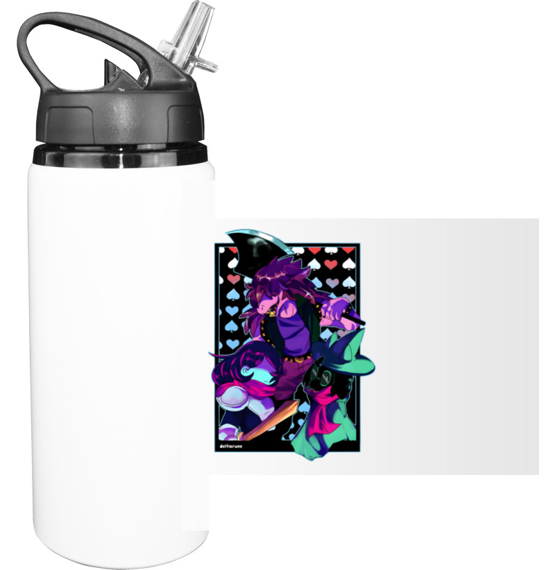 Sport Water Bottle - Deltarune 2 - Mfest