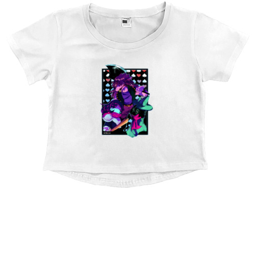 Kids' Premium Cropped T-Shirt - Deltarune 2 - Mfest