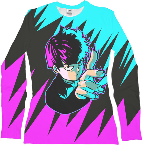 Women's Longsleeve Shirt 3D - Kageyama Shigeo - Mfest