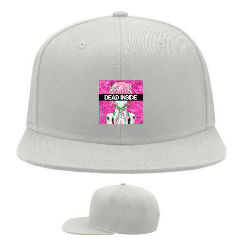 Snapback Baseball Cap - DEAD INSIDE - REI AYANAMI - Mfest