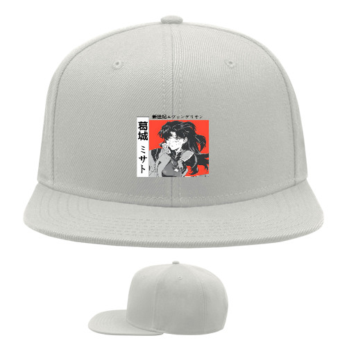 Snapback Baseball Cap - Evangelion Misato Katsuragi - Mfest