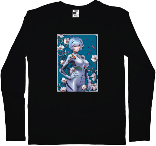 Men's Longsleeve Shirt - Rei Ayanami 2 - Mfest