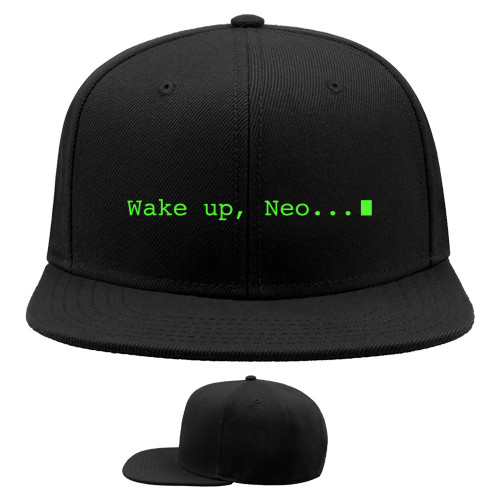 Snapback Baseball Cap - Wake Up Neo - Mfest