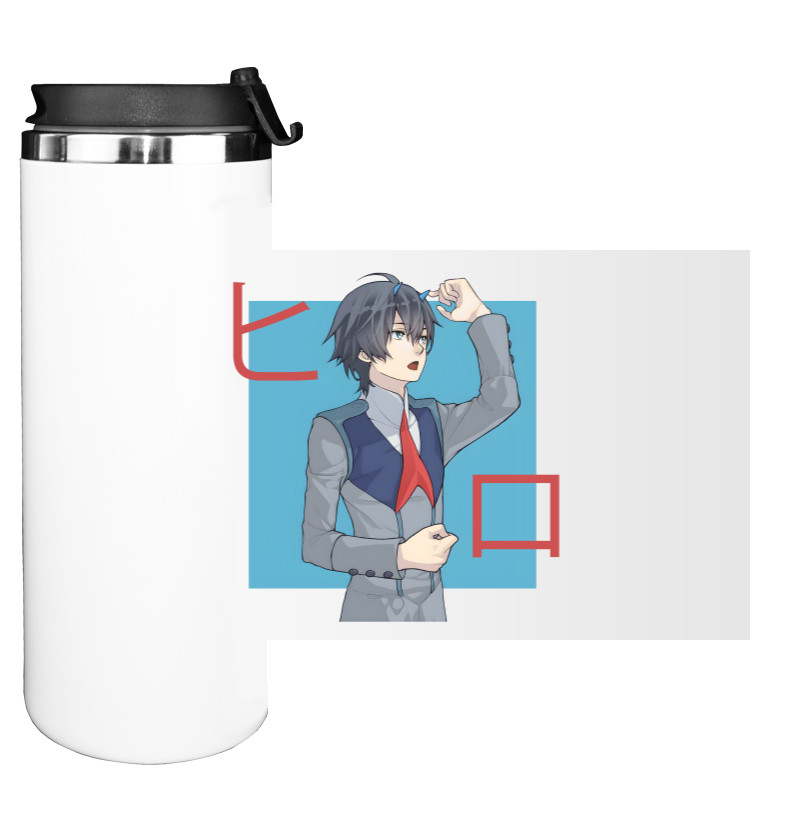 Water Bottle on Tumbler - Hiro Darling in the Franxx - Mfest