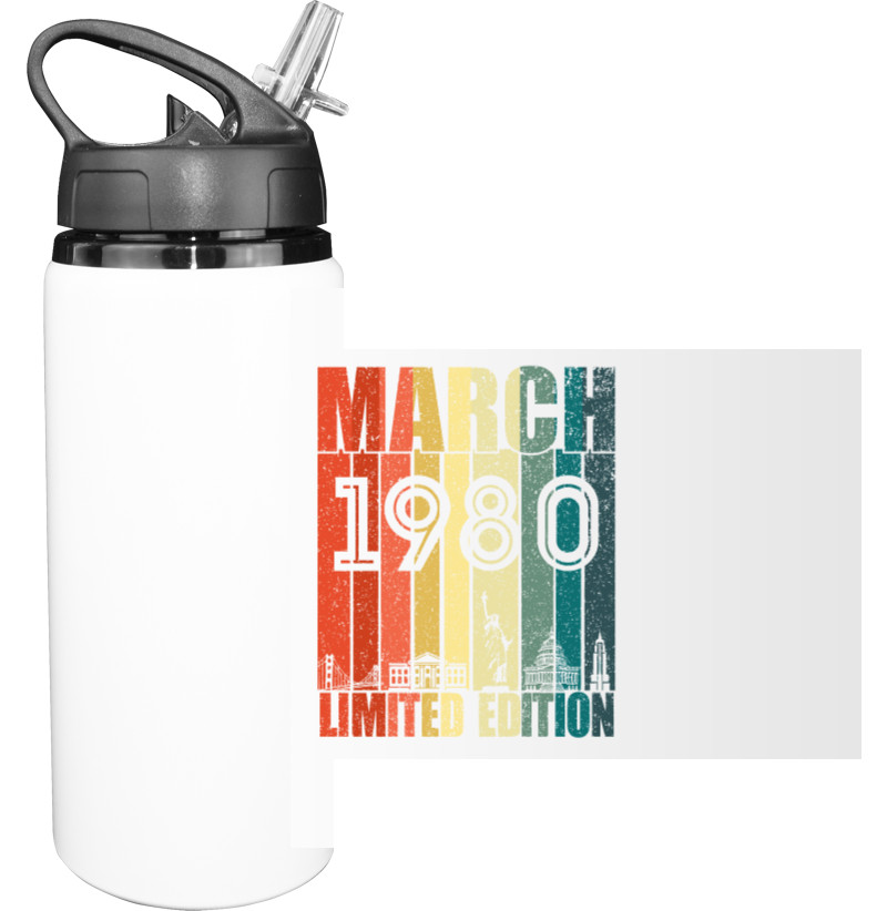 Sport Water Bottle - March - Mfest