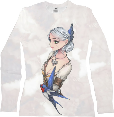 Women's Longsleeve Shirt 3D - Цири 2 - Mfest