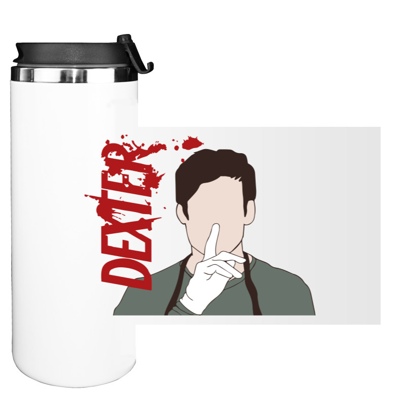 Water Bottle on Tumbler - Dexter Morgan - Mfest