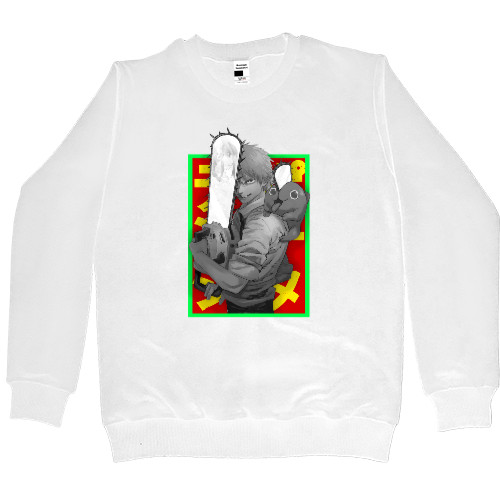 Women's Premium Sweatshirt - Denji and Pochita Chainsaw man - Mfest