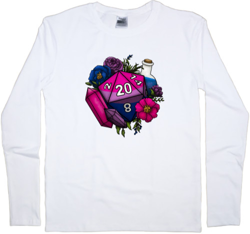 Men's Longsleeve Shirt - DnD d20 - Mfest