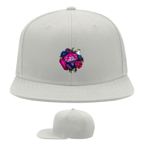 Snapback Baseball Cap - DnD d20 - Mfest