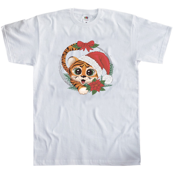 Kids' T-Shirt Fruit of the loom - Милый тигренок - Mfest