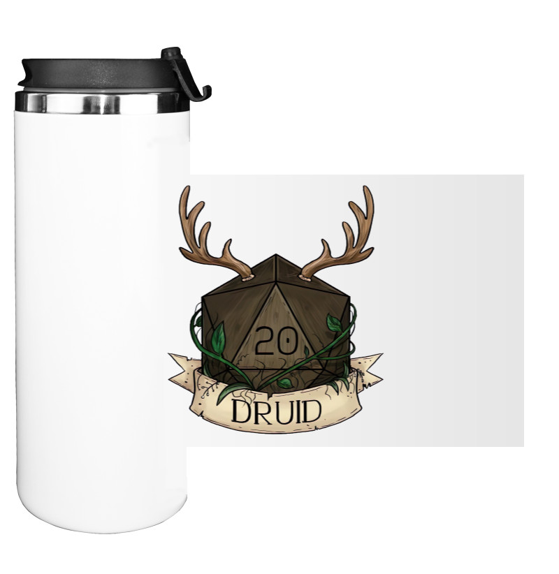 Water Bottle on Tumbler - Druid DnD - Mfest