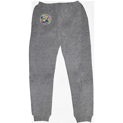 Kids' Sweatpants - Сэнди Чикс, Патрик Стар, Планктон и Карен Сквидвард - Mfest