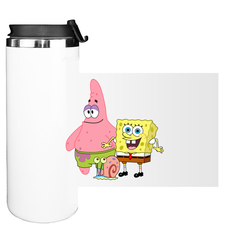 Water Bottle on Tumbler - Губка Боб Квадратные Штаны - Mfest