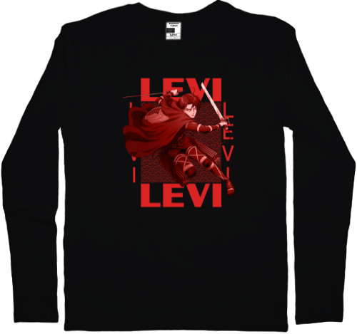 Men's Longsleeve Shirt - Levi ackerman 2 - Mfest