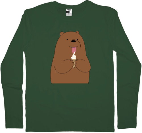 Men's Longsleeve Shirt - Grizzly bear - Mfest