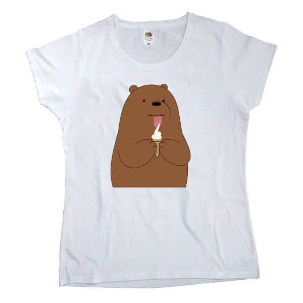 Women's T-shirt Fruit of the loom - Grizzly bear - Mfest