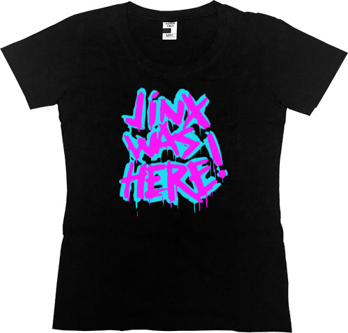 Women's Premium T-Shirt - Jinx was here - Mfest