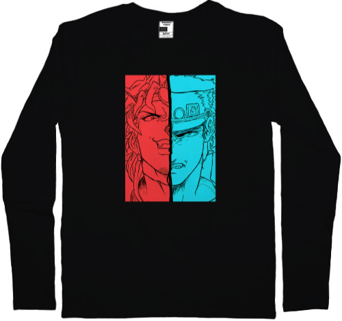 Men's Longsleeve Shirt - Дио и Джотаро - Mfest