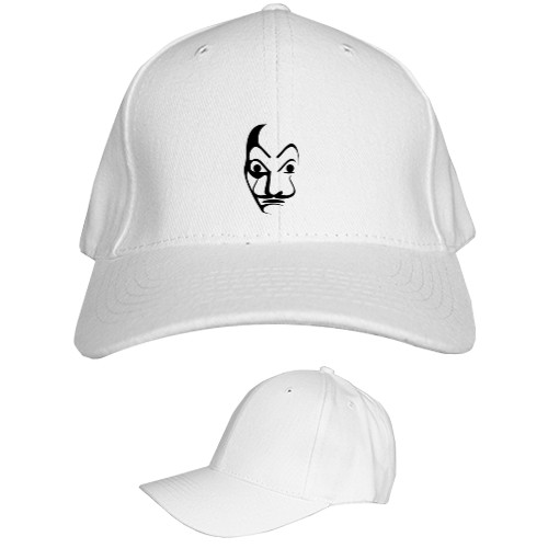 Kids' Baseball Cap 6-panel - Бумажный дом маска - Mfest