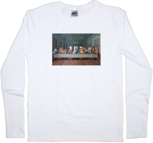 Men's Longsleeve Shirt - Офис святая вечеря - Mfest