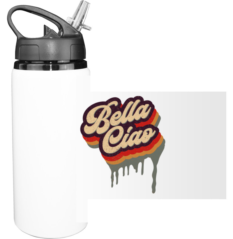 Sport Water Bottle - Bella chao - Mfest