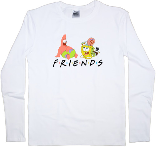 Kids' Longsleeve Shirt - Губка боб friends - Mfest