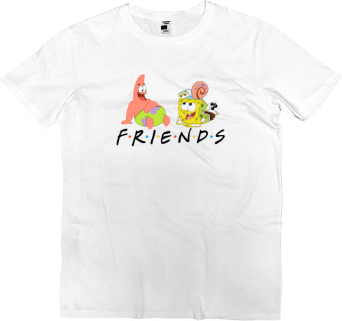 Men’s Premium T-Shirt - Губка боб friends - Mfest