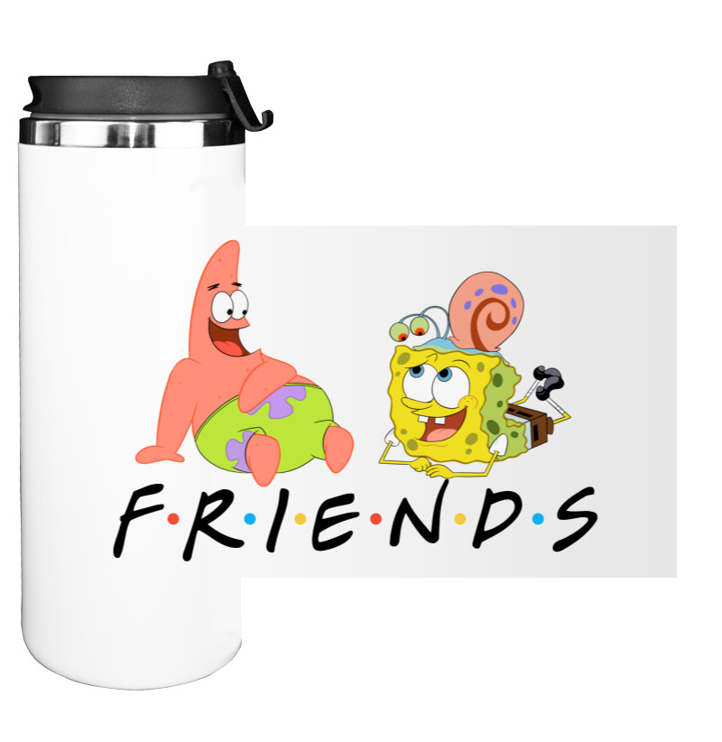 Water Bottle on Tumbler - Губка боб friends - Mfest