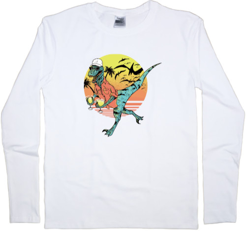 Kids' Longsleeve Shirt - Dinosaur - Mfest