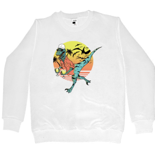 Men’s Premium Sweatshirt - Dinosaur - Mfest