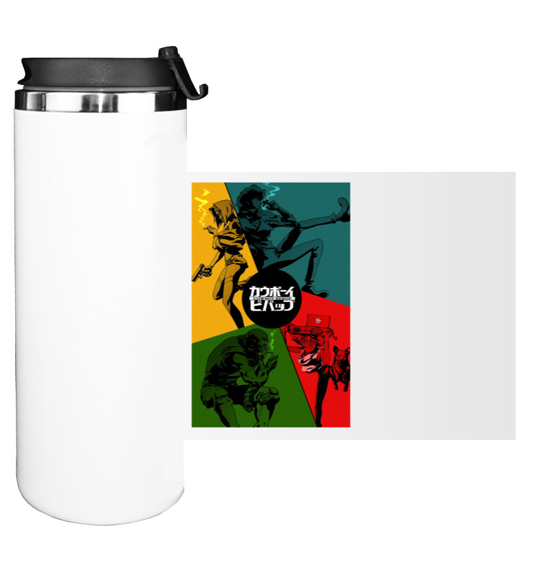 Water Bottle on Tumbler - Cowboy Bebop 4 - Mfest