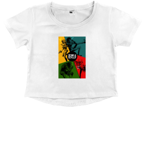 Kids' Premium Cropped T-Shirt - Cowboy Bebop 4 - Mfest