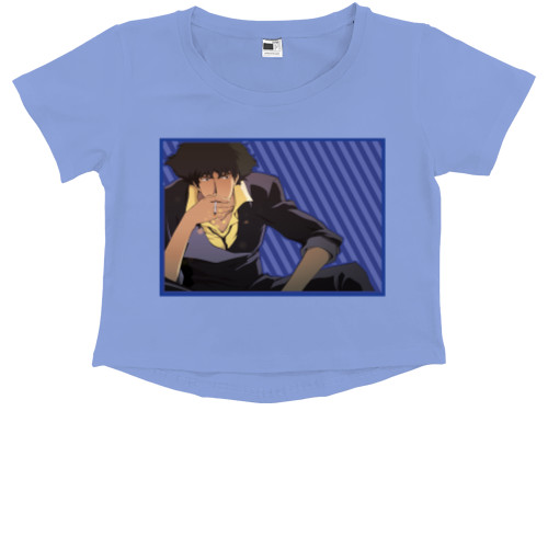 Kids' Premium Cropped T-Shirt - Cowboy Bebop 3 - Mfest