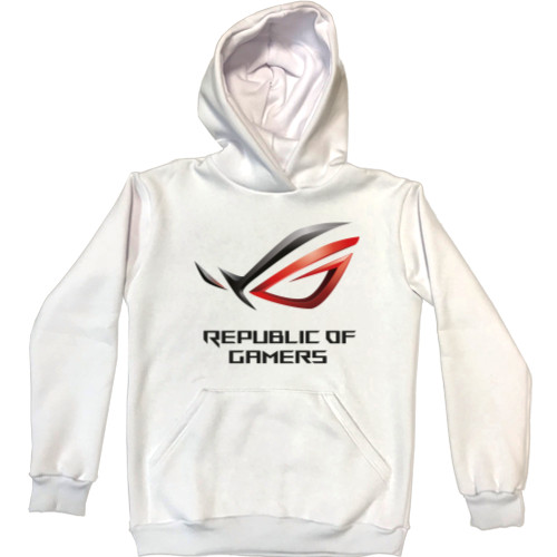 Unisex Hoodie - Логотип  Republic of Gamers - Mfest