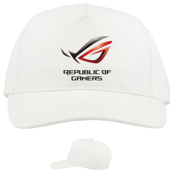 Baseball Caps - 5 panel - Логотип  Republic of Gamers - Mfest