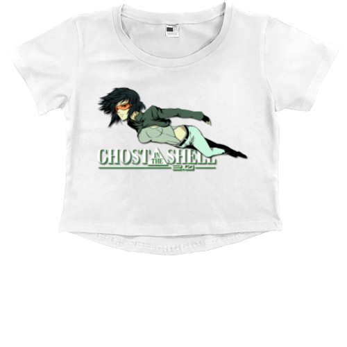 Kids' Premium Cropped T-Shirt - Мотоко Кусанаги - Mfest