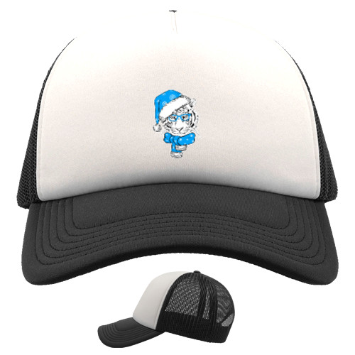 Kids' Trucker Cap - Новый год 2022 символ милый тигр - Mfest