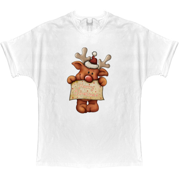 T-shirt Oversize - Merry christmas - Mfest