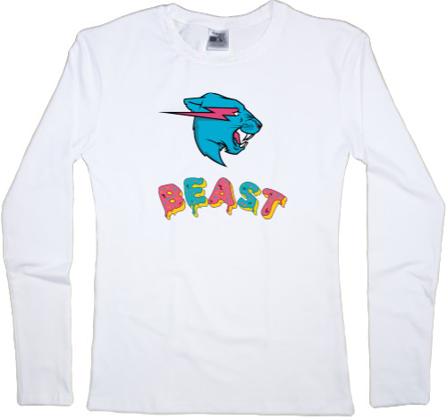 Women's Longsleeve Shirt - MrBeast - Mfest