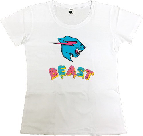 Women's Premium T-Shirt - MrBeast - Mfest