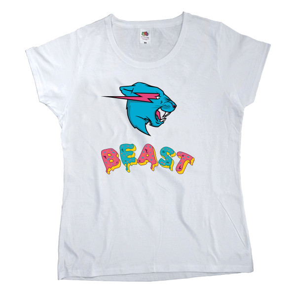 Women's T-shirt Fruit of the loom - MrBeast - Mfest