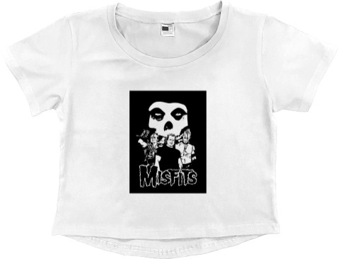 Women's Cropped Premium T-Shirt - Misfits 16 - Mfest