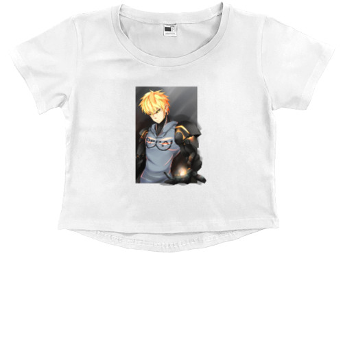 Kids' Premium Cropped T-Shirt - Генос - Mfest