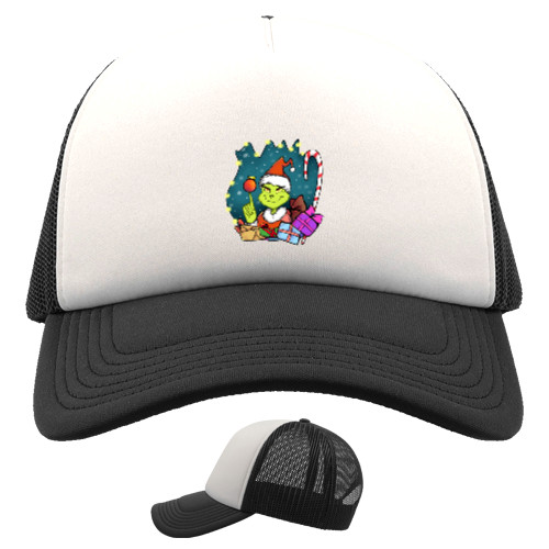 Kids' Trucker Cap - Новогодний Гринч - Mfest