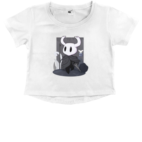 Kids' Premium Cropped T-Shirt - Hollow Knight 3 - Mfest