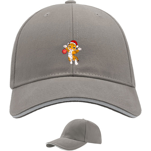 Sandwich Baseball Cap - Новогодний тигр - Mfest