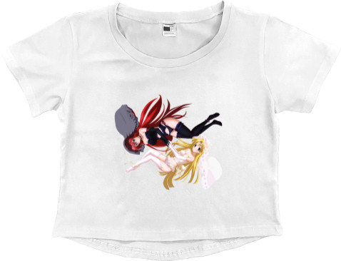 Women's Cropped Premium T-Shirt - High School DxD 2 - Mfest