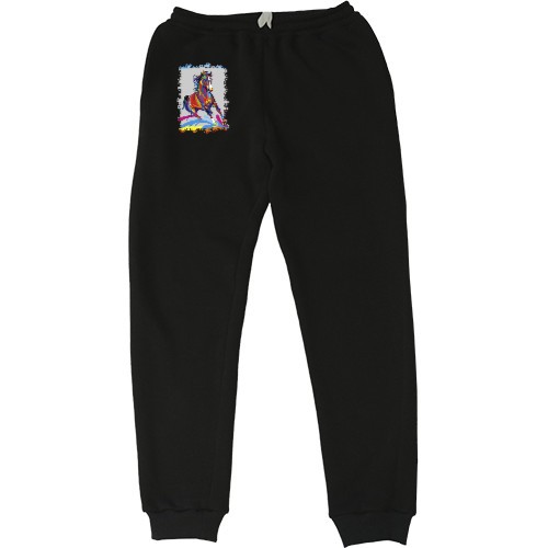 Women's Sweatpants - Разноцветная лошадь - Mfest