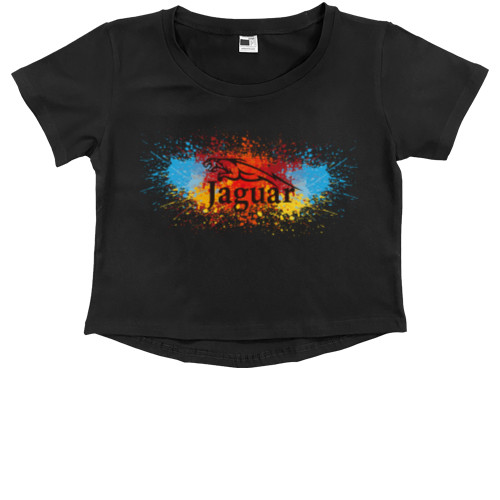 Kids' Premium Cropped T-Shirt - Jaguar 5 - Mfest